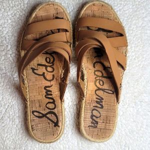 Women's Sam Edelman Brown Sandals Size 7 1/2